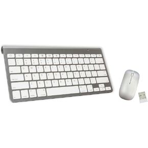 Supersonic SC-531KBM Ultra-Slim Wireless Keyboard/Mouse Combo, Comfortable Typing, 2.4G Wireless Connection, Auto Sleep, 78 Keys, 33FT Range