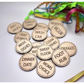 Mother's Day Gift, Mom Coupons, Mothers Day Coupon Gift, Mom Birthday Gift, Coupon Tokens