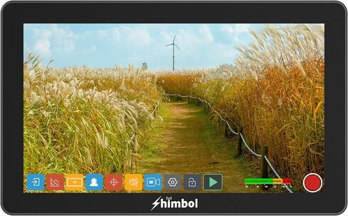 Shimbol Memory 7 Pro شاشة لمس DCI-P3 مقاس 7 بوصة شاشة تسجيل 4K HDMI/3G-SDI مع مخرج LUT ثلاثي الأبعاد (باستثناء البطارية) in Saudi Arabia
