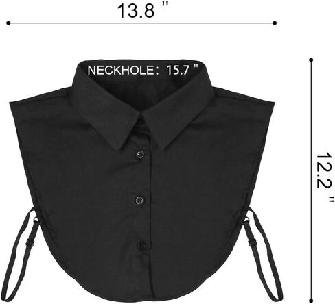 Fake Collar Detachable Collar Blouse Dickey Collar Half Shirts False Collar for Girls and Women Favors in Saudi Arabia