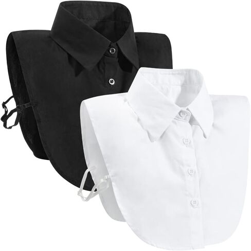 Fake Collar Detachable Collar Blouse Dickey Collar Half Shirts False Collar for Girls and Women Favors in Saudi Arabia