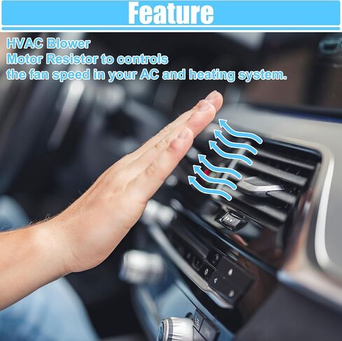 ACROPIX HVAC سخان منفاخ المحرك المقاوم للتحكم في درجة الحرارة وحدة تنظيم مناسبة لفورد F-150 2004-2008 رقم 4L3Z-19E624-AA - حزمة من 1 in Saudi Arabia