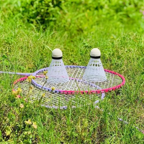 12 Pack Nylon Badminton Shuttlecocks Birdies Nylon Feather Shuttlecocks Badminton Birdies Great Stability ＆ Durability Indoor Outdoor Sports Hight Speed Training Badminton Balls（White） in Saudi Arabia