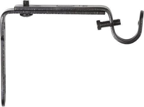 Umbra 244930-038 , Black Adjustable Bracket for Drapery Rod, Single Pack with 2 Piece in Saudi Arabia