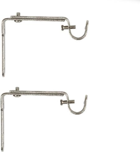 Umbra 244930-038 , Black Adjustable Bracket for Drapery Rod, Single Pack with 2 Piece in Saudi Arabia