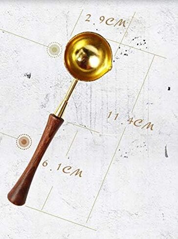 MNYR Vintage Bear Elegant Wooden Box Wax Seal Sealing Stamp Wedding Invitations Gift Stationary Envelope Embellishment Custom Wax Seal Sticks Wooden Handle Melting Spoon Heart Candle Gift Box Set in Saudi Arabia