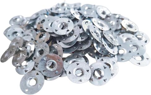 150PCS Foam Panel washers 1 3/8 inch OD x 5/16 inch ID Galvanized Steel washers, Thermal Insulation Butterfly Four-jaw gaskets Galvanized Steel, Used to Secure The Fastening Device in Saudi Arabia