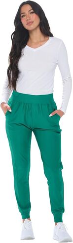 Womens Jogger Scrub Pants Max Stretch Scrub Joggers for Women in Saudi Arabia