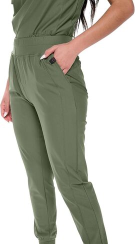Womens Jogger Scrub Pants Max Stretch Scrub Joggers for Women in Saudi Arabia