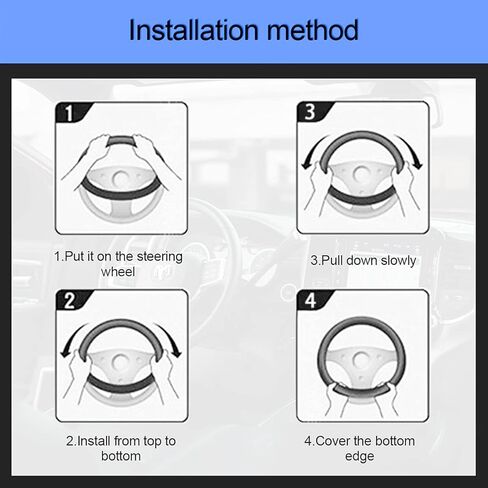 غطاء عجلة قيادة السيارة العالمي، واقي عجلة القيادة من الجلد المرن المصنوع من الألياف الدقيقة ومضاد للانزلاق، غطاء عجلة القيادة مقاس 15 بوصة للنساء والفتيات، ملحقات السيارة الداخلية لمعظم السيارات وسيارات الدفع الرباعي (أحمر) in Kuwait