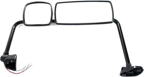 Chrome Door Mirror Assembly with Arm Fit for Freightliner M2 2004-2016 Truck - with Chrome Housing - Heated (Driver side) in Saudi Arabia