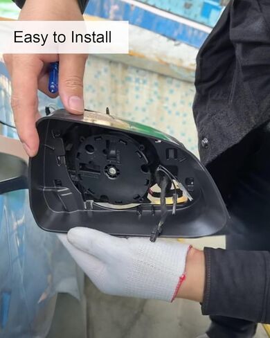 Mirror Cover Housing Compatible with Tesla Model 3 2017 2018 2019 2020 2021 2022 2023, RH Right Passenger Side Rearview Mirror Frame, Door Wing Mirror Housing Frame Surround Trim in Saudi Arabia