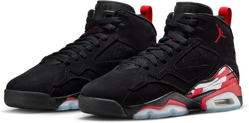 حذاء Jumpman MVP من جوردن بيج كيدز، أسود/أحمر جامعي (DZ5577 061) in Saudi Arabia