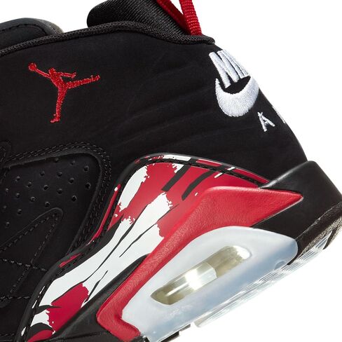 حذاء Jumpman MVP من جوردن بيج كيدز، أسود/أحمر جامعي (DZ5577 061) in Saudi Arabia