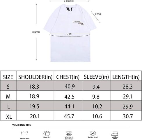 Unisex Oversized Big V Letter Printed T-Shirt Crewneck Vintage Casual Hip Hop Style Short Sleeve in Saudi Arabia