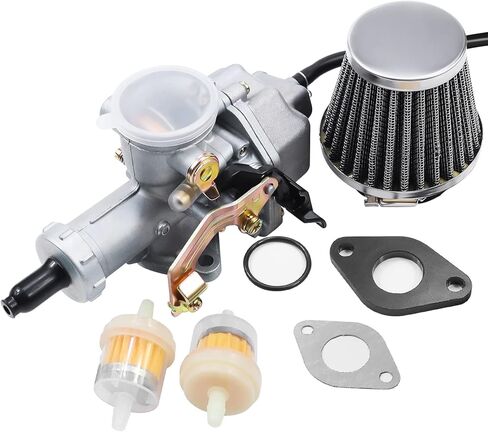 مكربن ​​PZ27 لـ Taotao 125cc 150cc 200cc 250cc 4-السكتة الدماغية CG ATV Go Kart الدراجة الترابية Sunl Buyang Coolsport Lifan Kazuma Zongshen مع فلتر الهواء in Kuwait