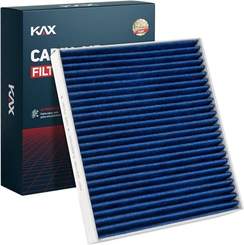 فلتر هواء كابينة KAX، GCF035 (CF10132) بديل لفلتر كابينة أفالون، كامري، سيينا، سولارا، ES300، ES330، GX470، RX330، RX350، RX400H، امتصاص قوي مع الكربون المنشط المحسن in Kuwait