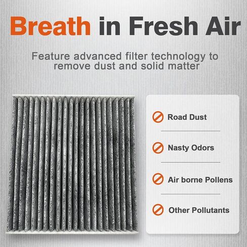 Cabin Air Filter JH966, Fits 2016-2019 Cruze, 2016-2022 Camaro, 2015-2021Colorado, 2015-2021 Corvette, 2018-2022 Equinox, 2021-2022 Suburban, 2016-2019 Volt, Replace CF11966, 13356914 in Saudi Arabia