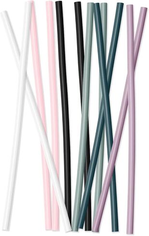 Simple Modern Plastic Reusable Straws | BPA Free and Waste Reducing Straw for Tumblers and Travel Mugs | Classic Collection | 12 Pack | Assortment 1 in Kuwait