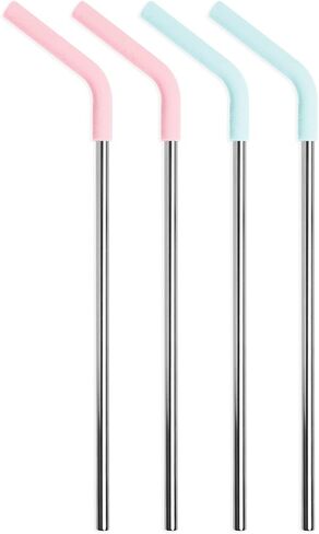 Simple Modern Plastic Reusable Straws | BPA Free and Waste Reducing Straw for Tumblers and Travel Mugs | Classic Collection | 12 Pack | Assortment 1 in Kuwait