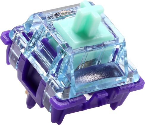 KPREPUBLIC Gateron Azure Dragon V3 Switch RGB SMD محول اللمس المتقدم مسبقًا 63 جرام 67 جرام للوحة المفاتيح الميكانيكية mx الجذعية POM PC (G Azure Dragon Switch x110) in Saudi Arabia