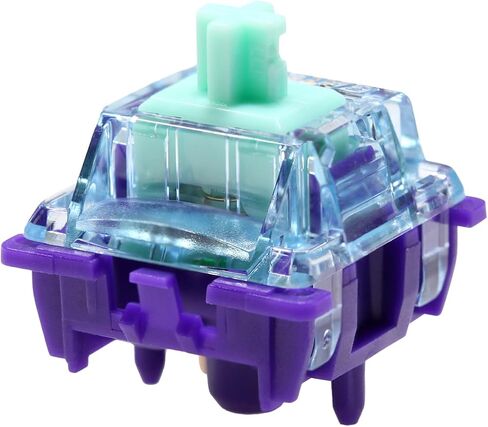 KPREPUBLIC Gateron Azure Dragon V3 Switch RGB SMD محول اللمس المتقدم مسبقًا 63 جرام 67 جرام للوحة المفاتيح الميكانيكية mx الجذعية POM PC (G Azure Dragon Switch x110) in Saudi Arabia