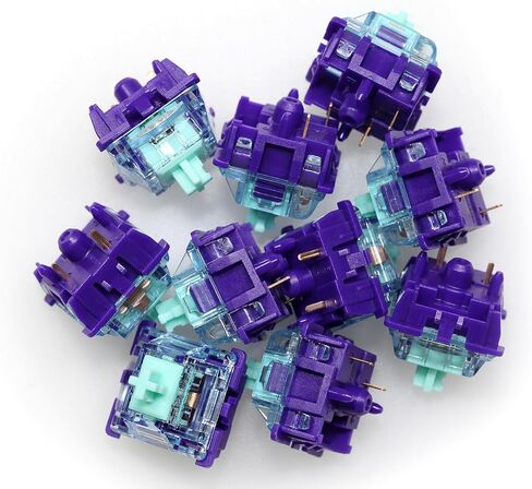 KPREPUBLIC Gateron Azure Dragon V3 Switch RGB SMD محول اللمس المتقدم مسبقًا 63 جرام 67 جرام للوحة المفاتيح الميكانيكية mx الجذعية POM PC (G Azure Dragon Switch x110) in Saudi Arabia