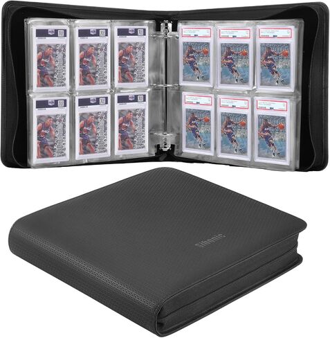 Graded Card Binder, Holds 60 Graded Cards, Premium Trading Card Binder with 6 Pocket Graded Card Sleeves,for PSA. in Saudi Arabia