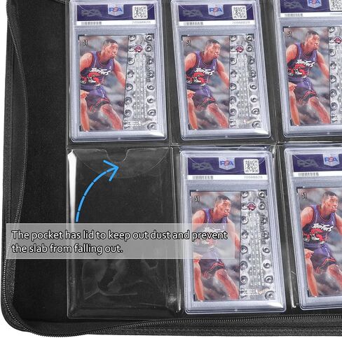 Graded Card Binder, Holds 60 Graded Cards, Premium Trading Card Binder with 6 Pocket Graded Card Sleeves,for PSA. in Saudi Arabia