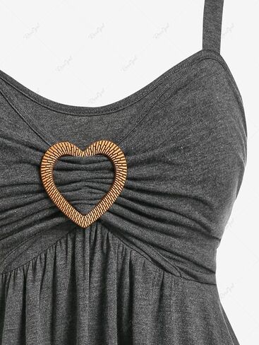 ROSE GAL Rosegal Plus Size Women Casual Summer Sleeveless Blouse Flowy Tank Top in Saudi Arabia