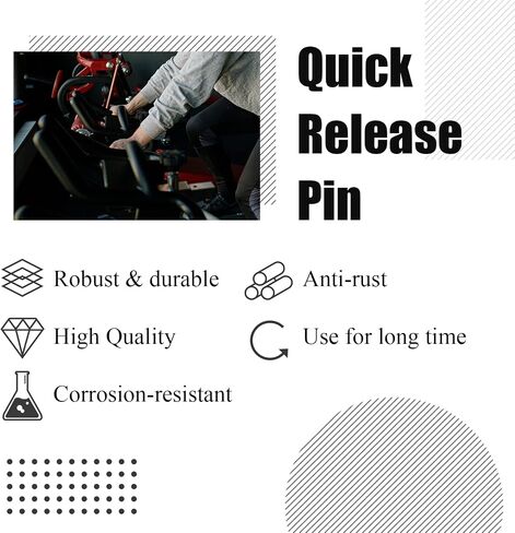 2 PCS Quick Release Pin, Stainless Steel Bimini Top Pin, Pull Pin for Marine Hardware (Overall Length 2.95'' / 75mm & Usable Length 2.36'' / 60mm & Diameter 0.39'' / 10mm ) in Saudi Arabia