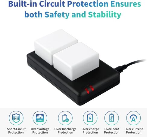 2 حزمة بطاريات A-4a وشاحن متوافق مع Arlo Ultra، Arlo Ultra 2، Arlo Pro 3، Arlo Pro 4، Arlo Pro 5S 2K Camera VMA5400، بطارية لـ VMC4060P VMC4040P VMS5240 VMC5040 VMC4350P in Kuwait