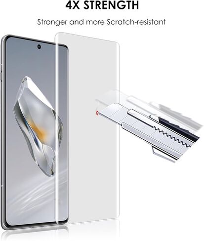 Screen Protector for OnePlus 12, Tempered Glass UV Set [3 Pack],Edge to Edge Full Coverage,Fingerprint-ID Compatible,Sensitive Touch in Saudi Arabia