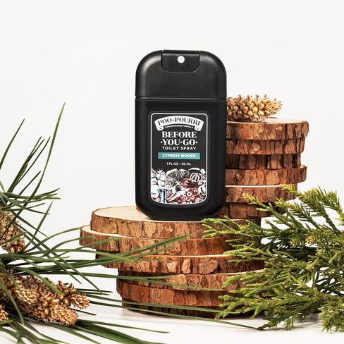 بخاخ المرحاض Poo-Pourri Before-You-Go، مجموعة هدايا عيد الأب، بحجم جيب بحجم 1 أونصة سائلة - خشب السرو وRoyal Flush in Saudi Arabia