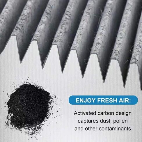 RUITO Premium Cabin Air Filter includes Activated Carbon, Replacement for CF10285, CP285, 4Runner, Camry, Corolla, Tundra, Highlander, Avalon, Sequoia, IS250, RX350, Not Fit 2016 Prius (1 Pack) in Saudi Arabia