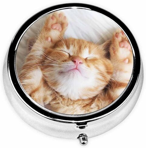 علبة حبوب الدواء خمر الشمس والقمر مع الغيوم أسود أبيض صندوق حبوب منع الحمل المحمولة للجيب المعادن الطب فيتامين المنظم 3 حجرة in Kuwait