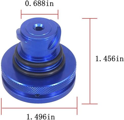 Diesel Fuel Cap Compatible with Dodge Ram, Aluminum Factory Combo Pack - Magnetic Diesel Fuel Cap & DEF Cap for RAM 1500 2500 3500 Trucks (2013-2019) (Standard Grip) in Saudi Arabia