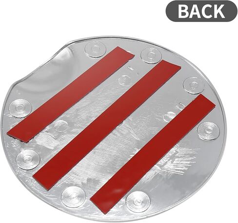 غطاء الغاز كروم الوقود غطاء باب الغاز غطاء الكسوة تراكب غطاء خزان الوقود استبدال ل 2004-2008 فورد F150 F-150 الفضة in Kuwait