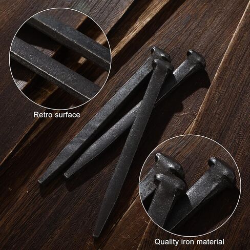 Sosation 12 Pcs Crucifix Iron Nails Passion of Jesus Christ Crucifixion Nails Metal Steel Replica Crucifixion Nails Roman Crucifixion Flat Head Nails for Church Christian Home (6 Inch) in Saudi Arabia