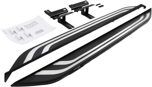 خطوات جانبية متوافقة مع Toyota RAV4 2019 2020 2021 2022 2023 2024 LE,XLE,Adventure,TRD, لوح الجري المحدود Nerf Bar in Kuwait