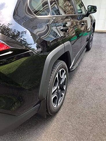 خطوات جانبية متوافقة مع Toyota RAV4 2019 2020 2021 2022 2023 2024 LE,XLE,Adventure,TRD, لوح الجري المحدود Nerf Bar in Kuwait