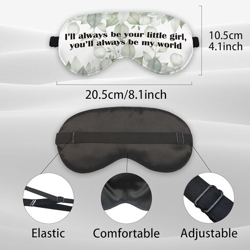 Mom Gifts Eye Mask for Women Mama Mommy, Daughter Gifts from Mom Silk Blackout Eye Mask for Sleeping, Birthday Gifts for Mother Gifts for Mom Adjustable Straps Soft Lightweight Sleep Mask in Kuwait