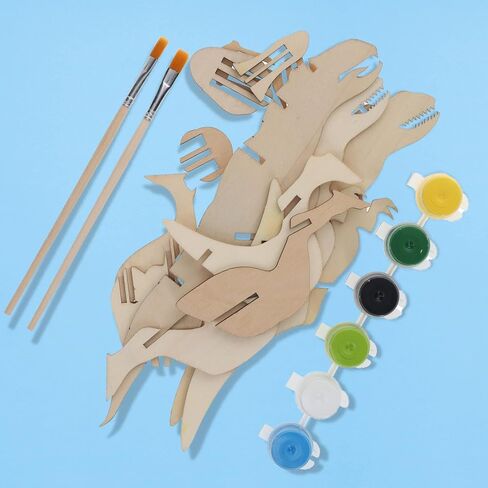 Leisure Arts Shadow Box 5.5" x 6" Rainbow, 7 Piece kit, Shadow Boxes, 3D Shadow Box for Beginners, DIY Wood Projects, Wooden 3D Puzzles, Wood Kits for All Ages in Saudi Arabia