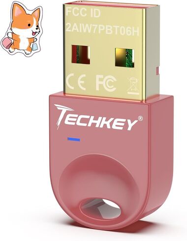 محول بلوتوث USB 5.3 لأجهزة الكمبيوتر المكتبية، قم بتوصيل وتشغيل جهاز استقبال وجهاز إرسال بلوتوث صغير V13 EDR Dongle لأجهزة الكمبيوتر المحمول بلوتوث Windows 11/10/8.1-Wine in Saudi Arabia