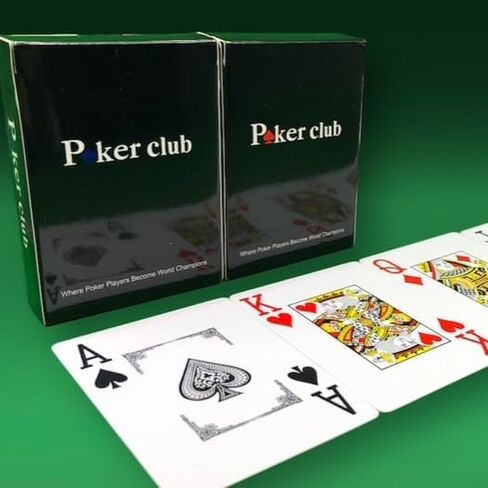 Poker Club Plastic Playing Cards Poker Size Jumbo Index Red Blue in Kuwait
