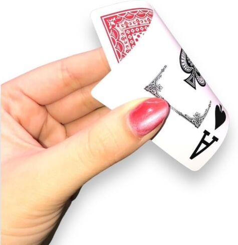 Poker Club Plastic Playing Cards Poker Size Jumbo Index Red Blue in Kuwait