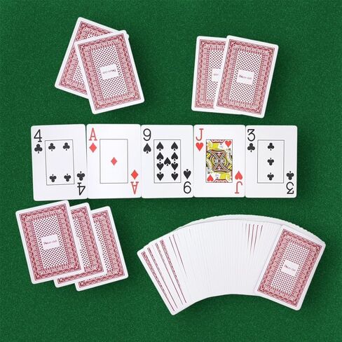 Poker Club Plastic Playing Cards Poker Size Jumbo Index Red Blue in Kuwait