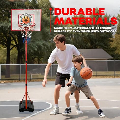 Ultimate Kids Basketball Hoop Set - Adjustable Indoor & Outdoor Mini Court for Birthdays - Ages 3-12 - includes Basketball Goal, Stand, and Balls - Fun for Toddlers, Boys, and Girls in Saudi Arabia