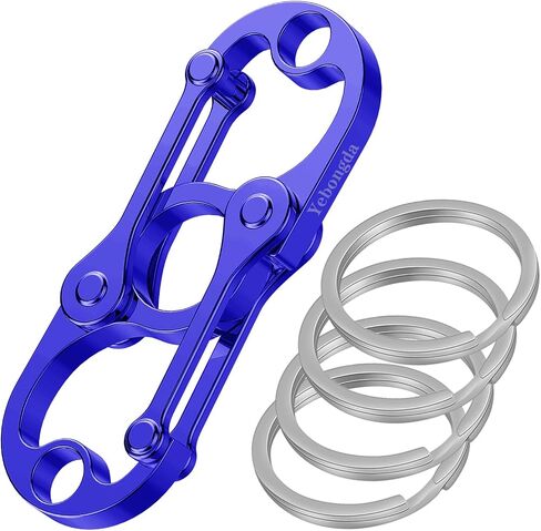 Special Key Chain, Heavy Duty Carabiner Clip Keychain Opener with 4 Key Rings for Men and Women in Saudi Arabia