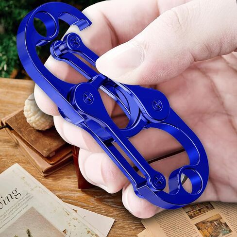Special Key Chain, Heavy Duty Carabiner Clip Keychain Opener with 4 Key Rings for Men and Women in Saudi Arabia